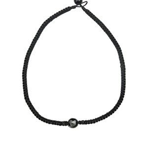 Go Climb A Mountain - Black Necklace